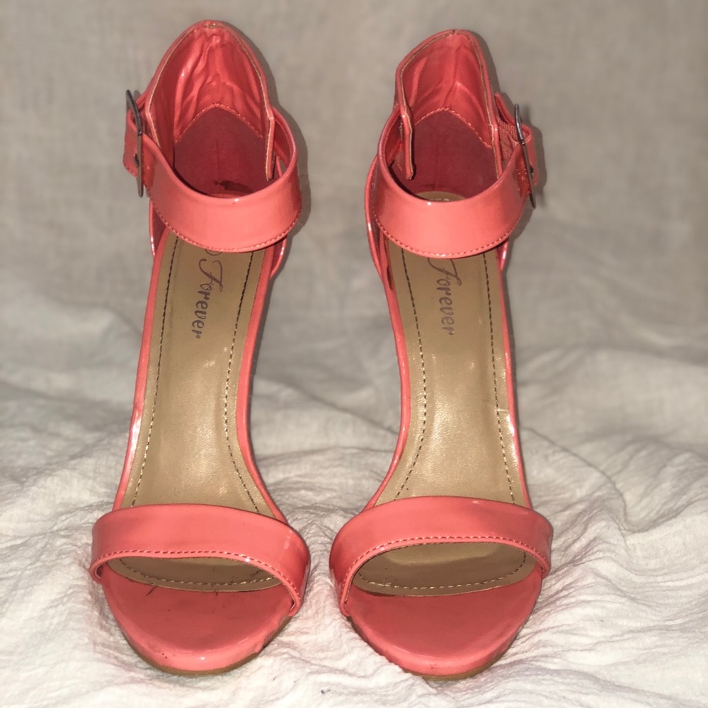 Coral high Heel Sandals